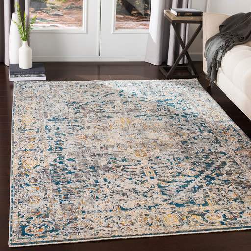 Cuckfield Updated Vintage Farmhouse Area Rug Contemporary Area Rugs