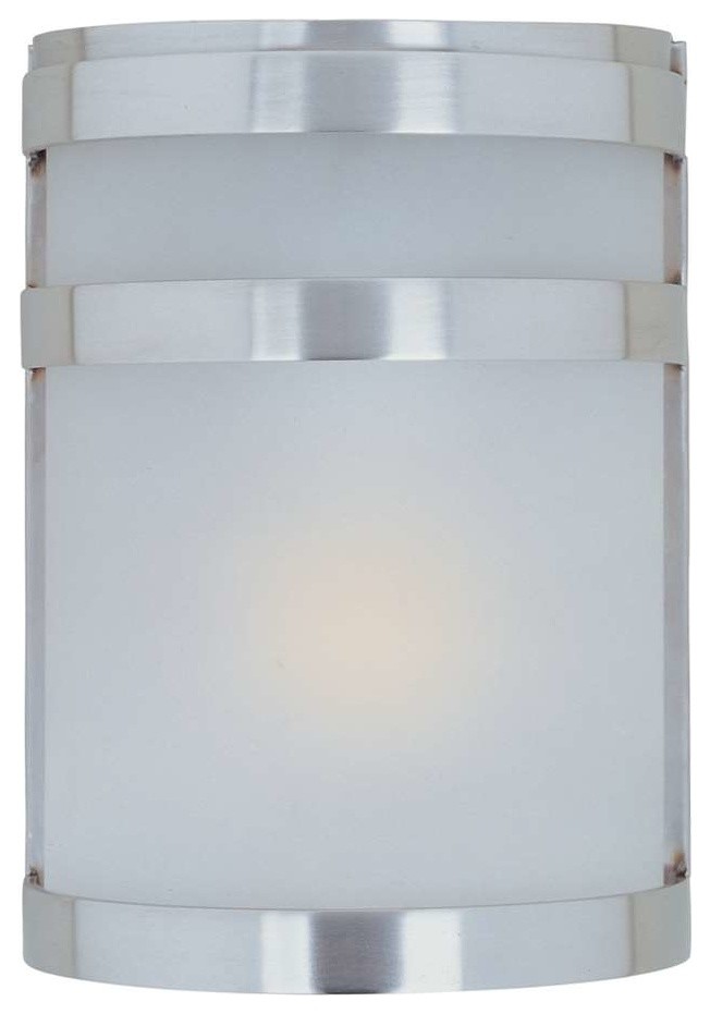 Maxim Arc EE 1-Light Outdoor Wall Lantern in Stainless Steel - 86005FTSST