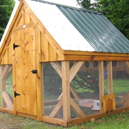 Chicken Coop - 8' x 8' - Rustic - Exterior - Providence ...