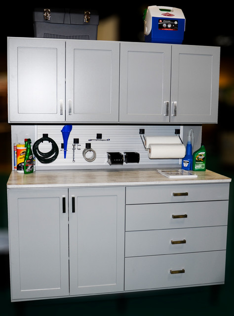 Garage Cabinets Garage Storage Solutions Traditional Garage Phoenix By Austin Morgan Closets Houzz Uk