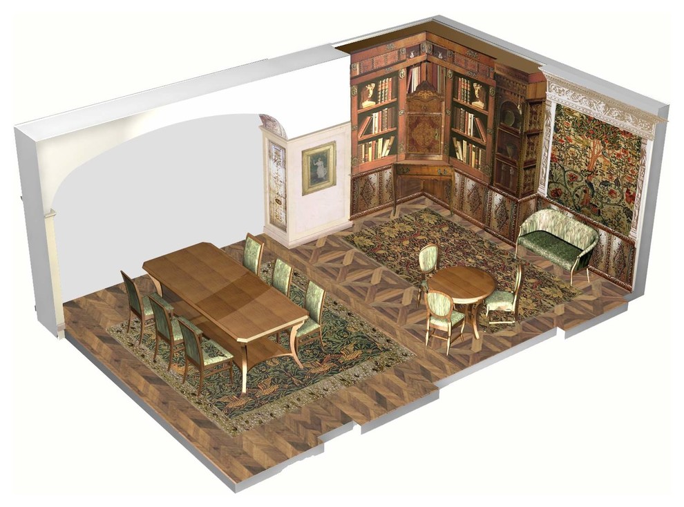 Столовая, кабинет