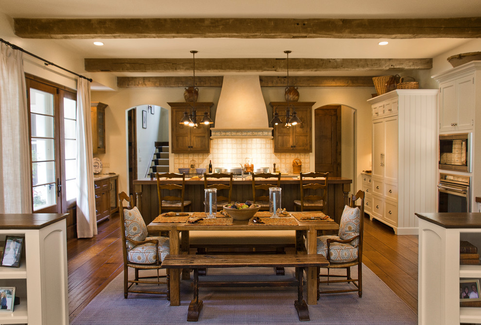 Mountain style kitchen photo in New York