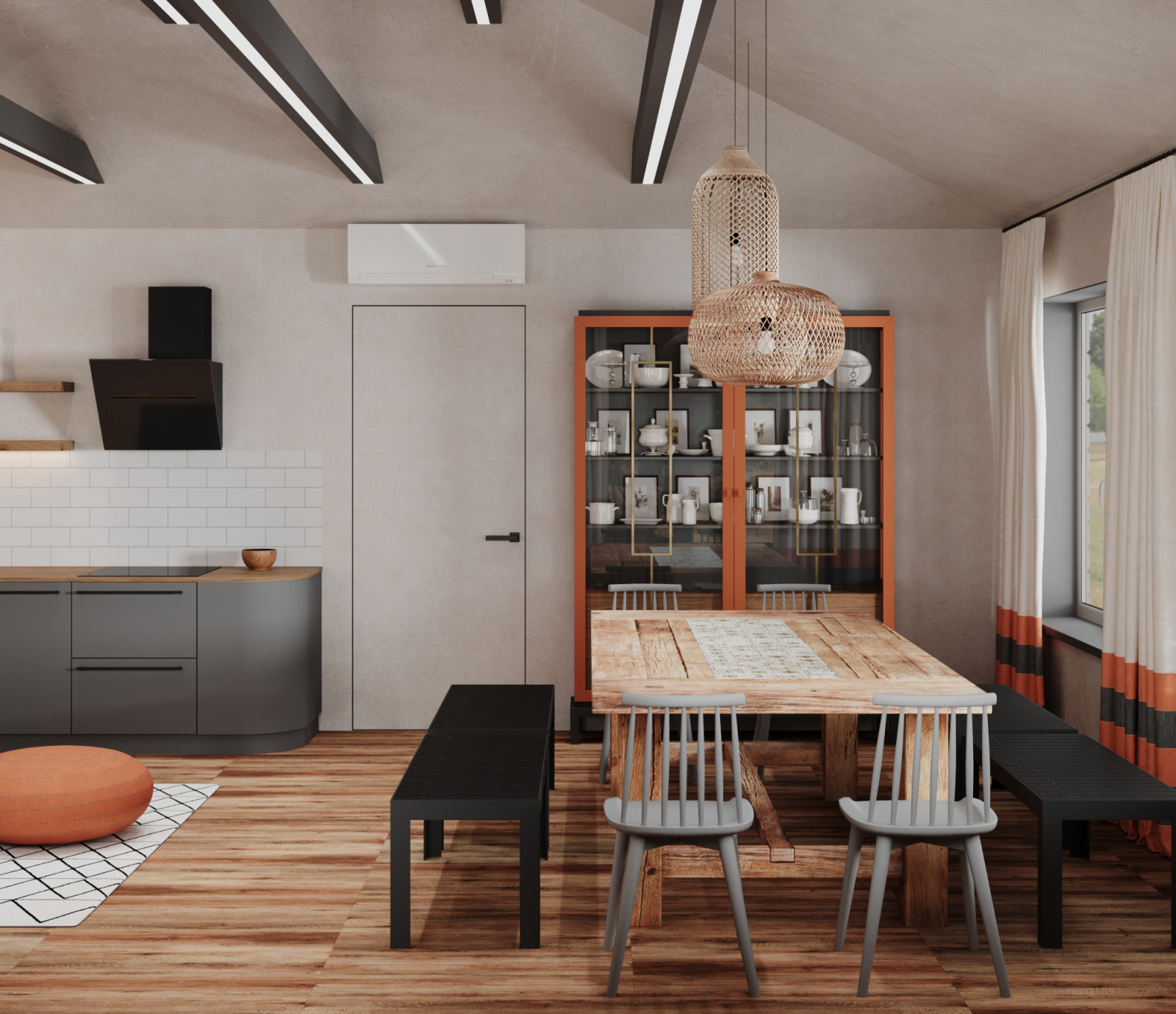 Летне-зимний домик для барбекю.