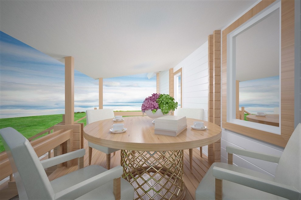 Одноэтажный дачный домик