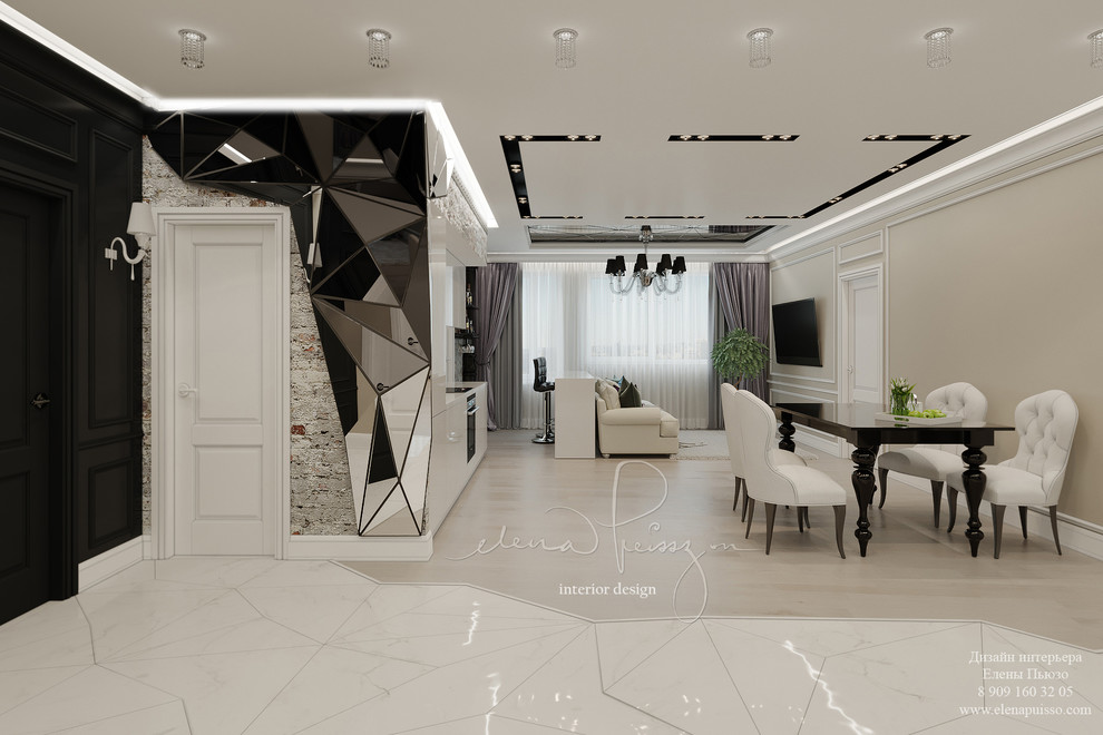 #Черно_белый_интерьер