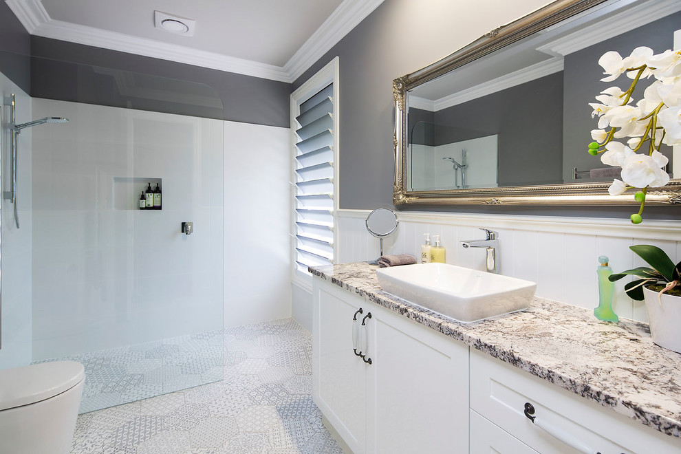 This is an example of a beach style bathroom in Sunshine Coast.