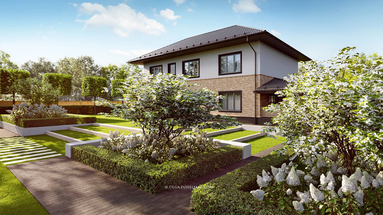 Современный сад