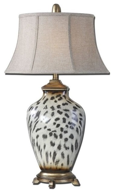 Uttermost Malawi Cheetah Print Table Lamp