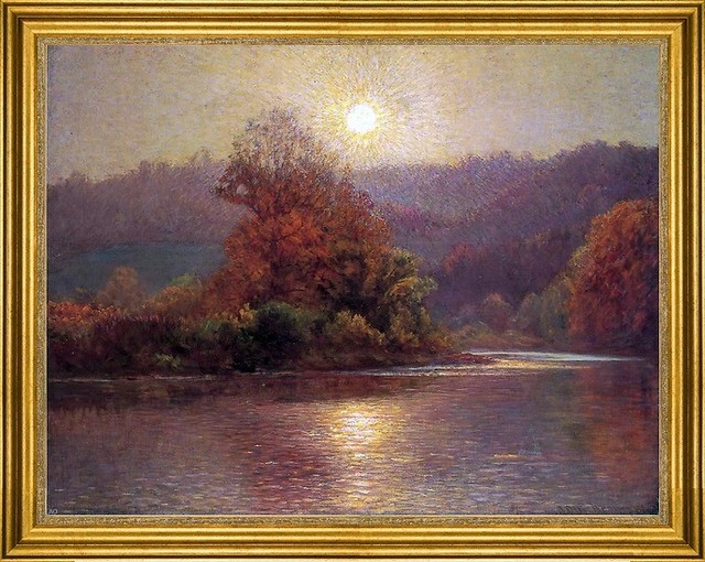 John Ottis Adams-18"x24" Framed Canvas