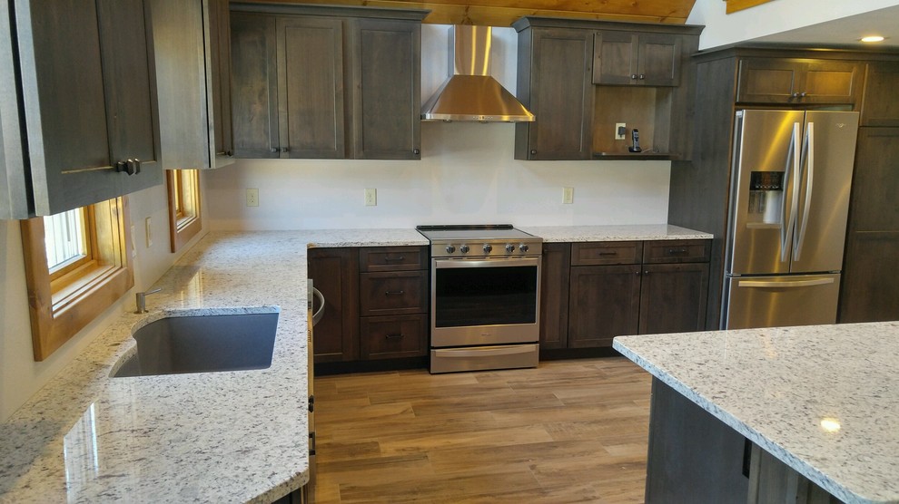 Transitional kitchen photo in Boston