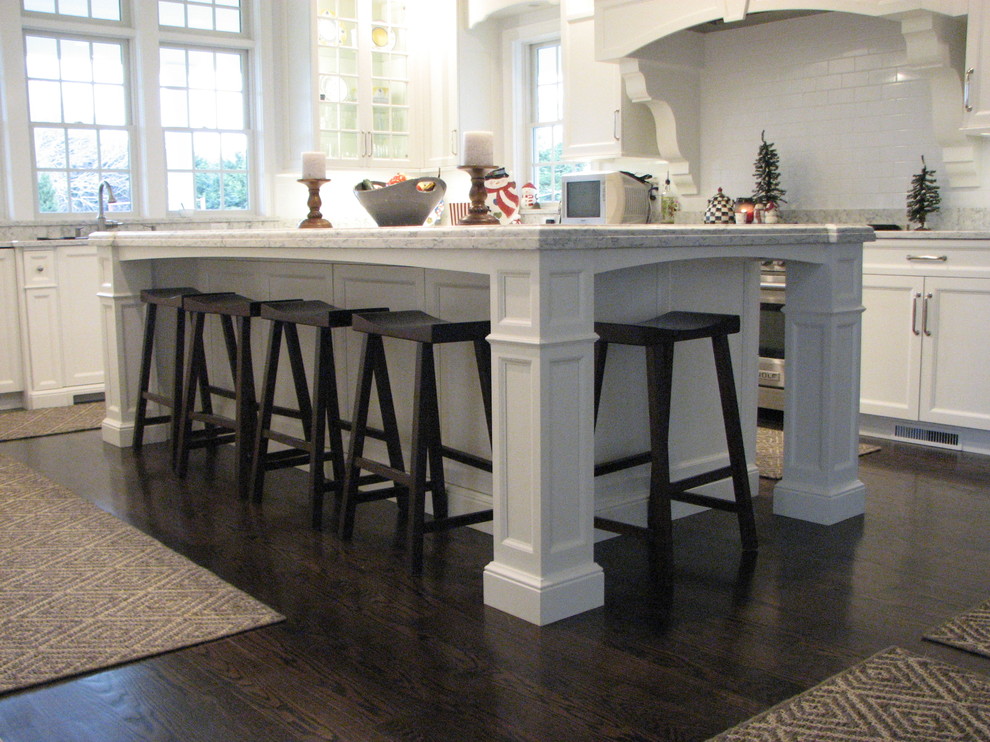 Transitional kitchen photo in Boston
