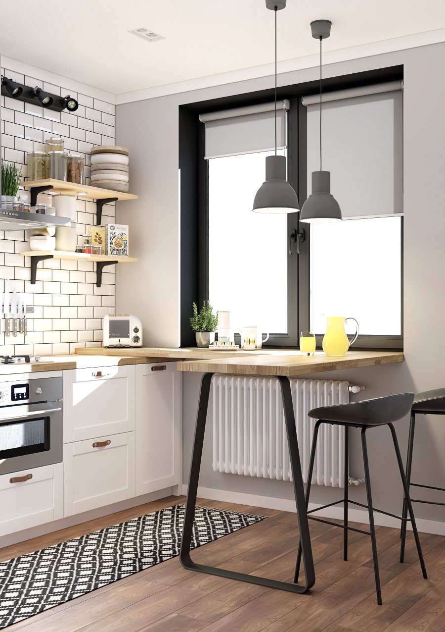 Двухкомнатная квартира в скандинавском стиле, Москва