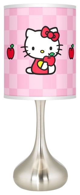 Kids Hello Kitty Apples Giclee Kiss Table Lamp