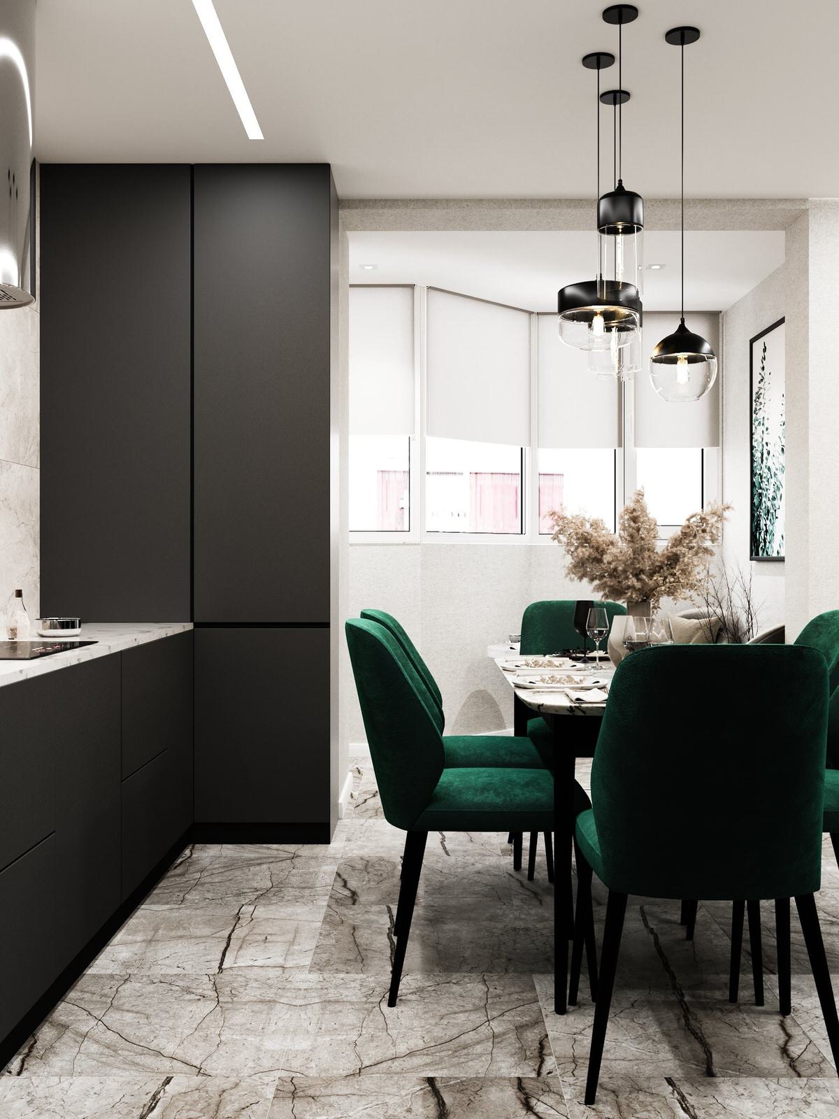 Дизайн кухни-гостиной