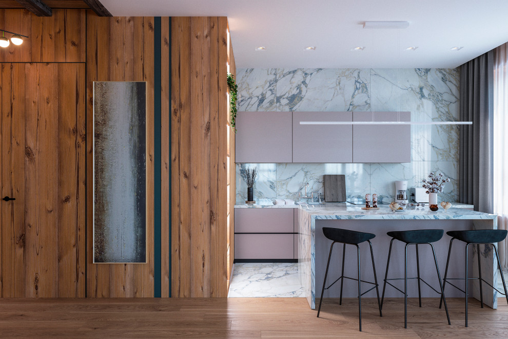 Дизайн интерьера  3-х комнатной квартиры 113 кв.м. - ЖК «LIFE-Ботанический сад»