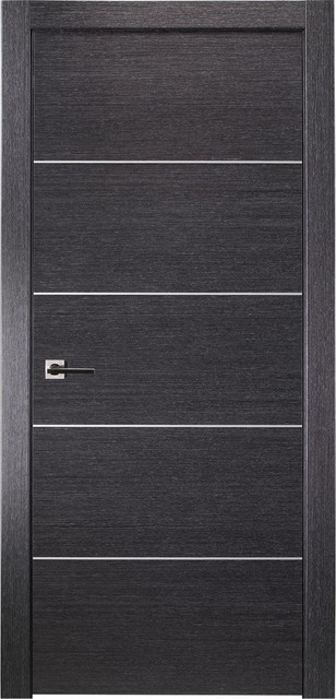 Avanti 4h Black Apricot Transitional Interior Doors By