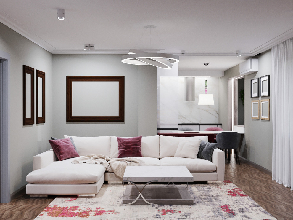 Интерьер трехкомнатной квартиры _P Apartment Interior