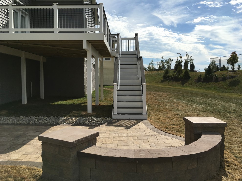 Deck - large backyard deck idea in Baltimore