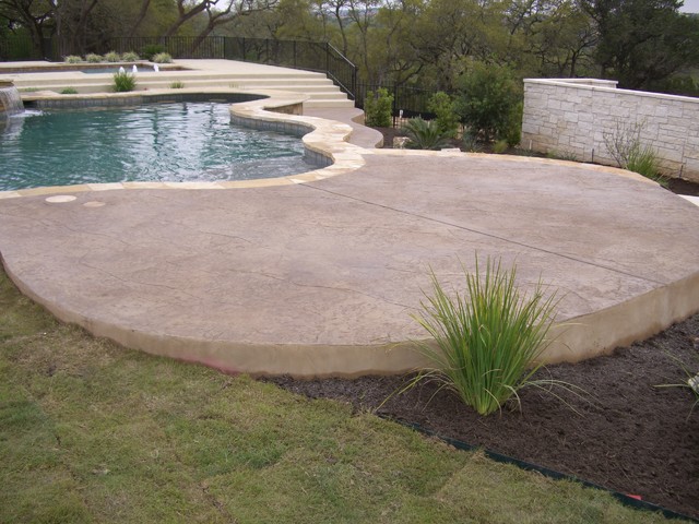 Stamped Concrete Pool Decks american-southwest-swimming-pool-and-hot-tub