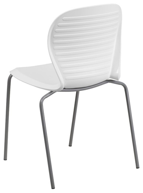 Resin Weather Resistant Dining Chair, White