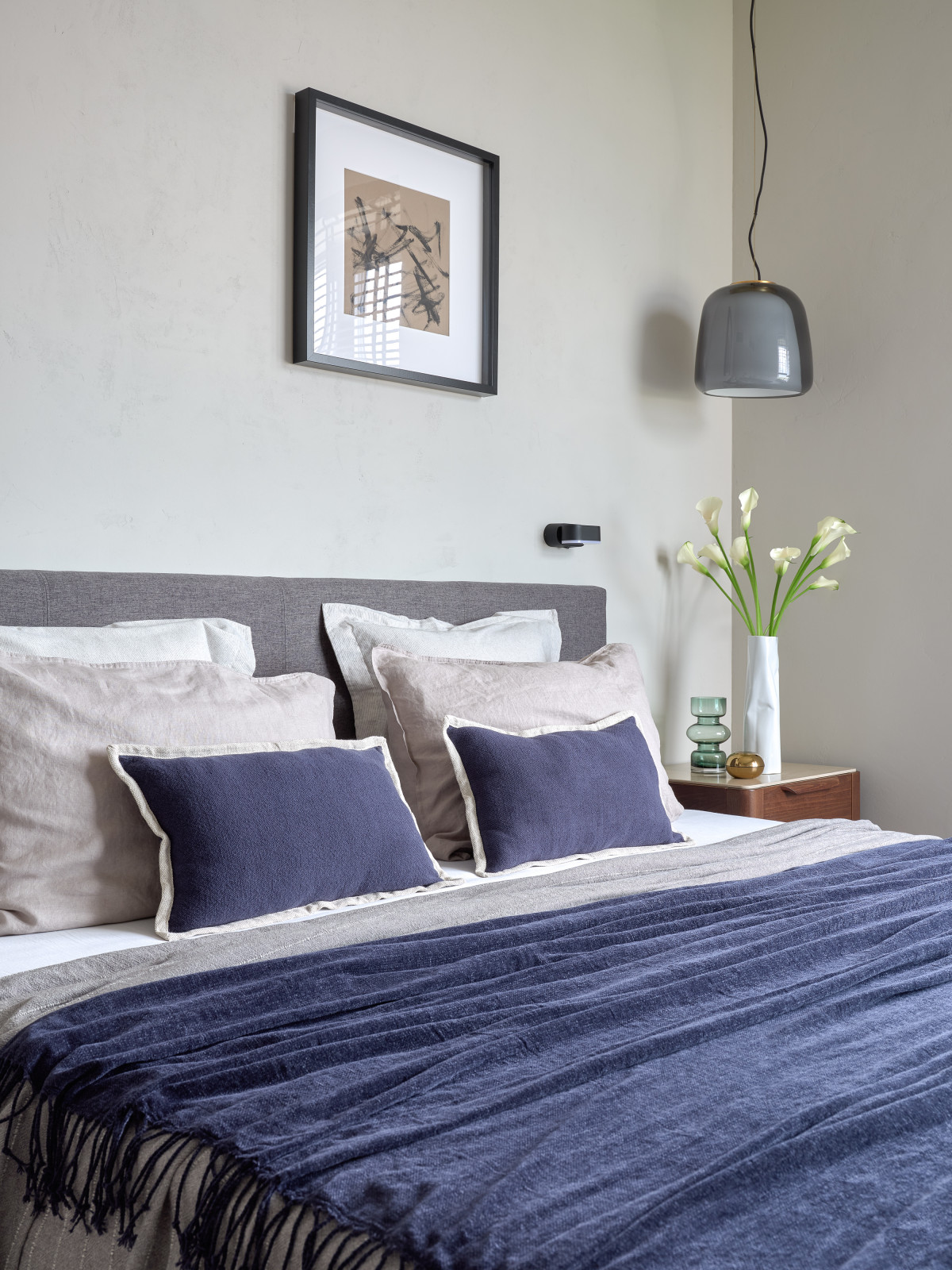 Аппартаменты на 35 этаже. Дизайнер Валерия Москалева. Публикация Elle Decoration