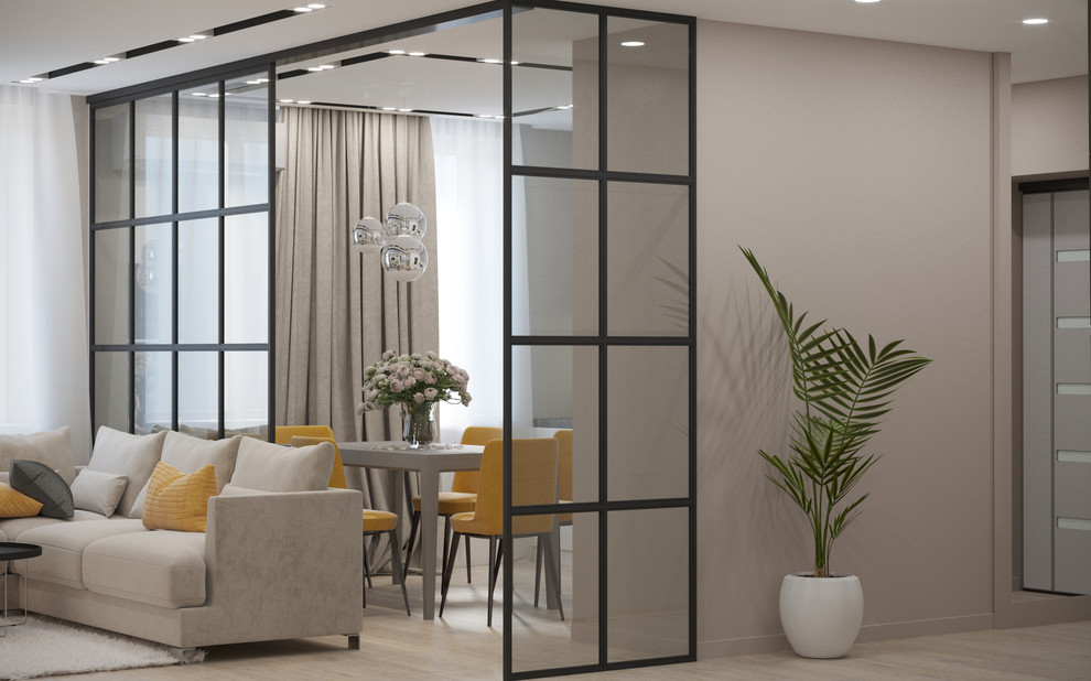 Проект трехкомнатной квартиры на Малом переулке