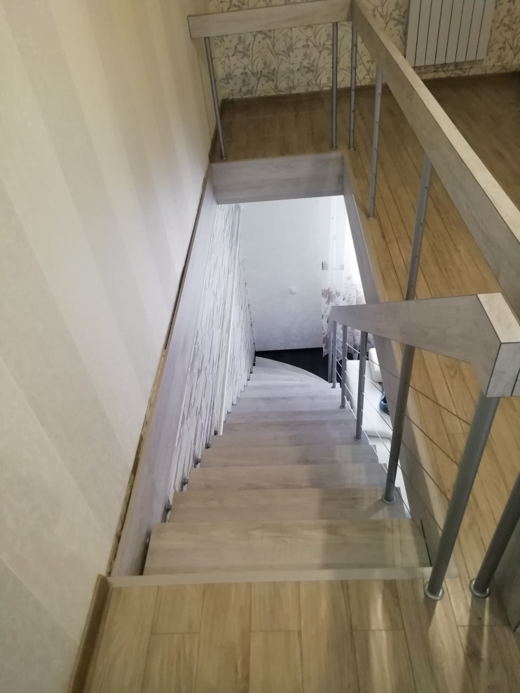 лестница больцевая беленый дуб