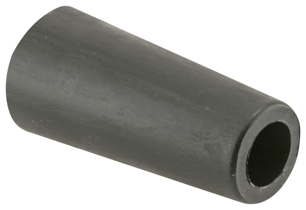 Sliding Glass Door Bumper, 25/8", Heavy Duty Rubber, Black in Color