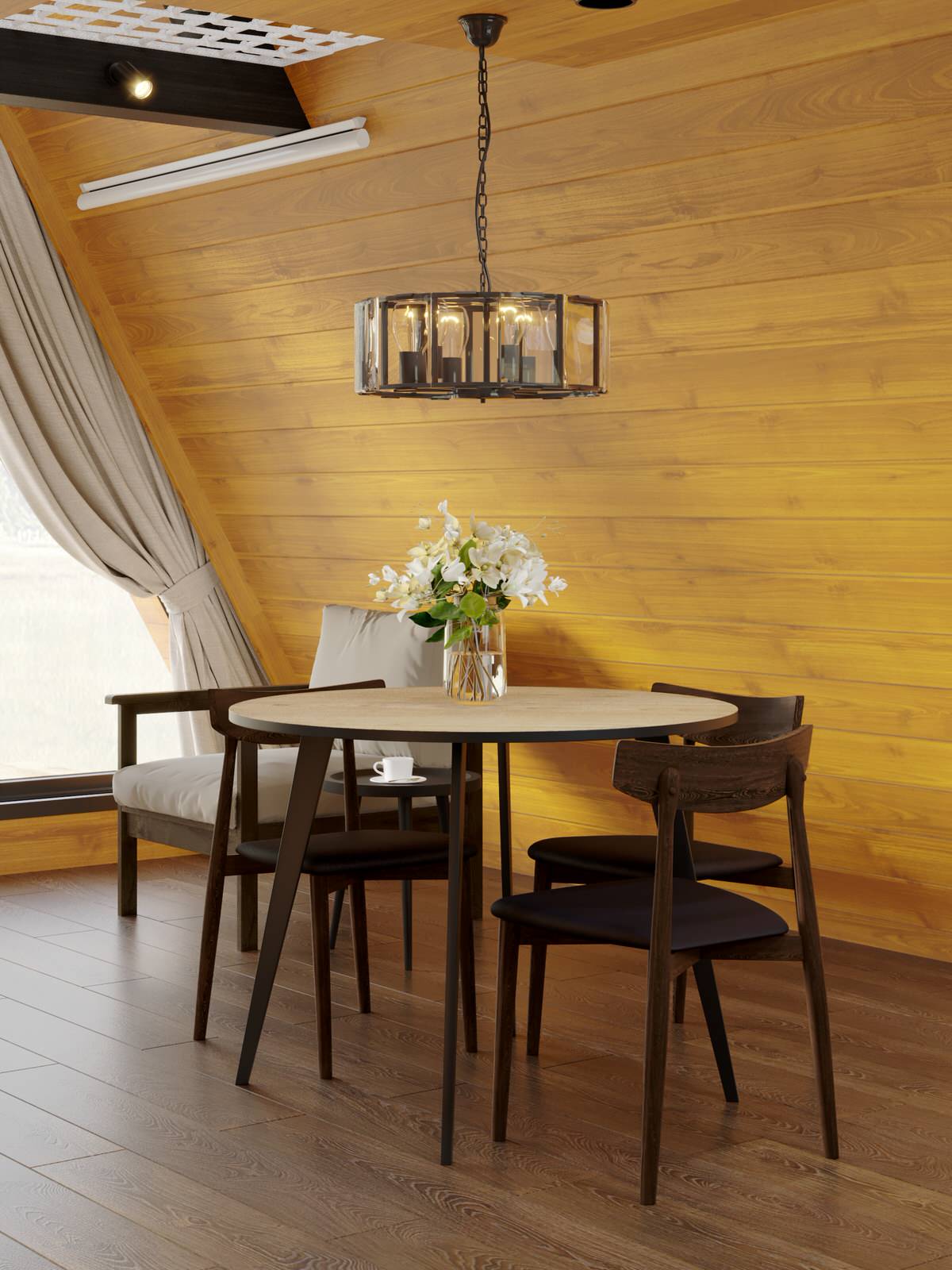 Домики в горах. Афреймы