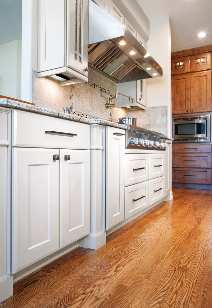 Inspiration for a transitional kitchen remodel in Denver