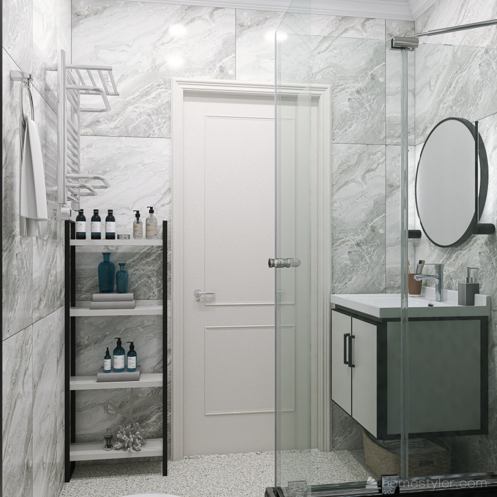 Трехкомнатная квартира для семьи с двумя детьми 90 кв.м.