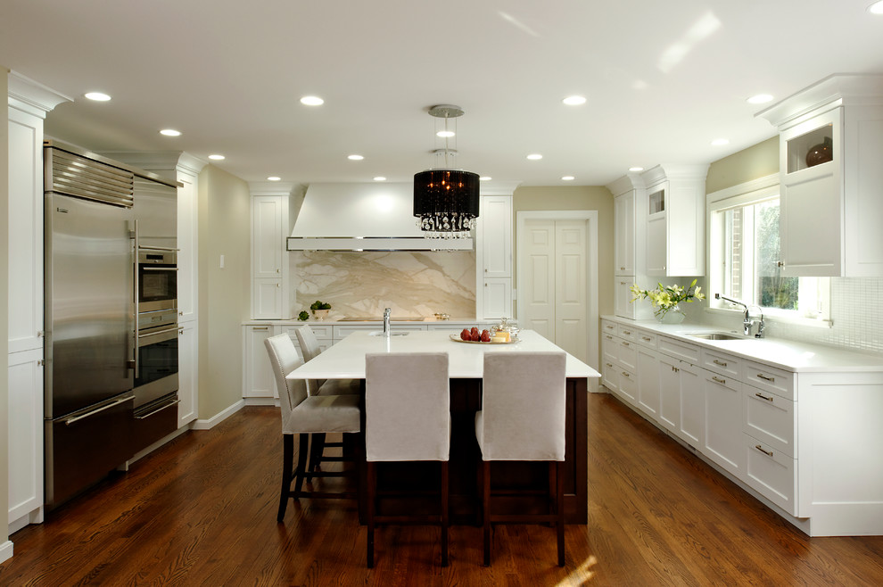 Inspiration for a transitional kitchen remodel in DC Metro