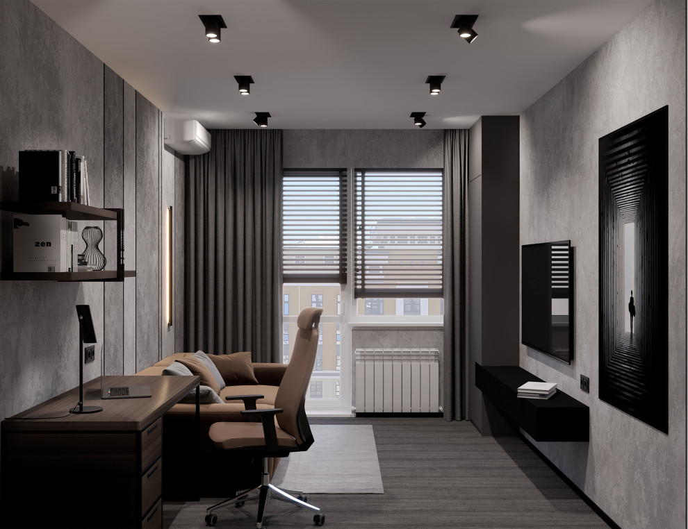 Дизайн проект квартиры в силе брутализм