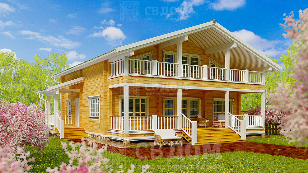 Спецпредложение на дома из клееного бруса