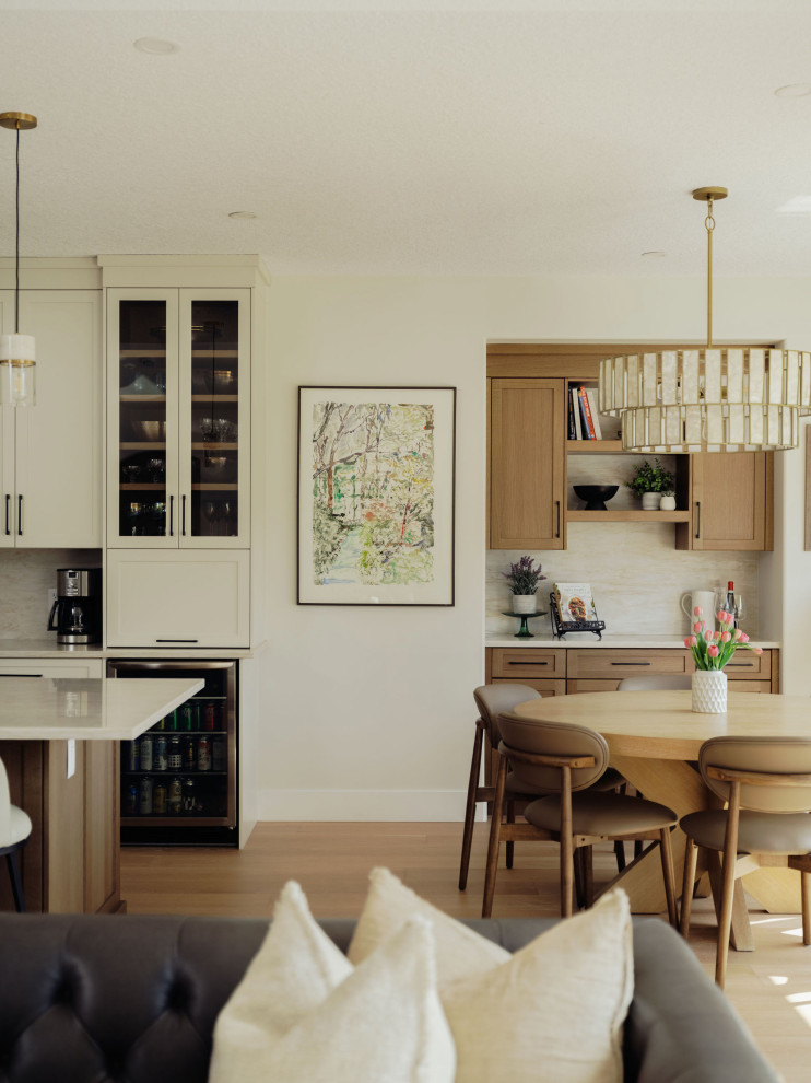 Transitional kitchen photo in Edmonton