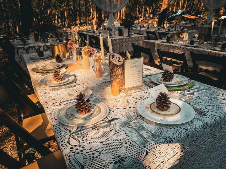 Wedding Design in the Forests of Chelan, WA