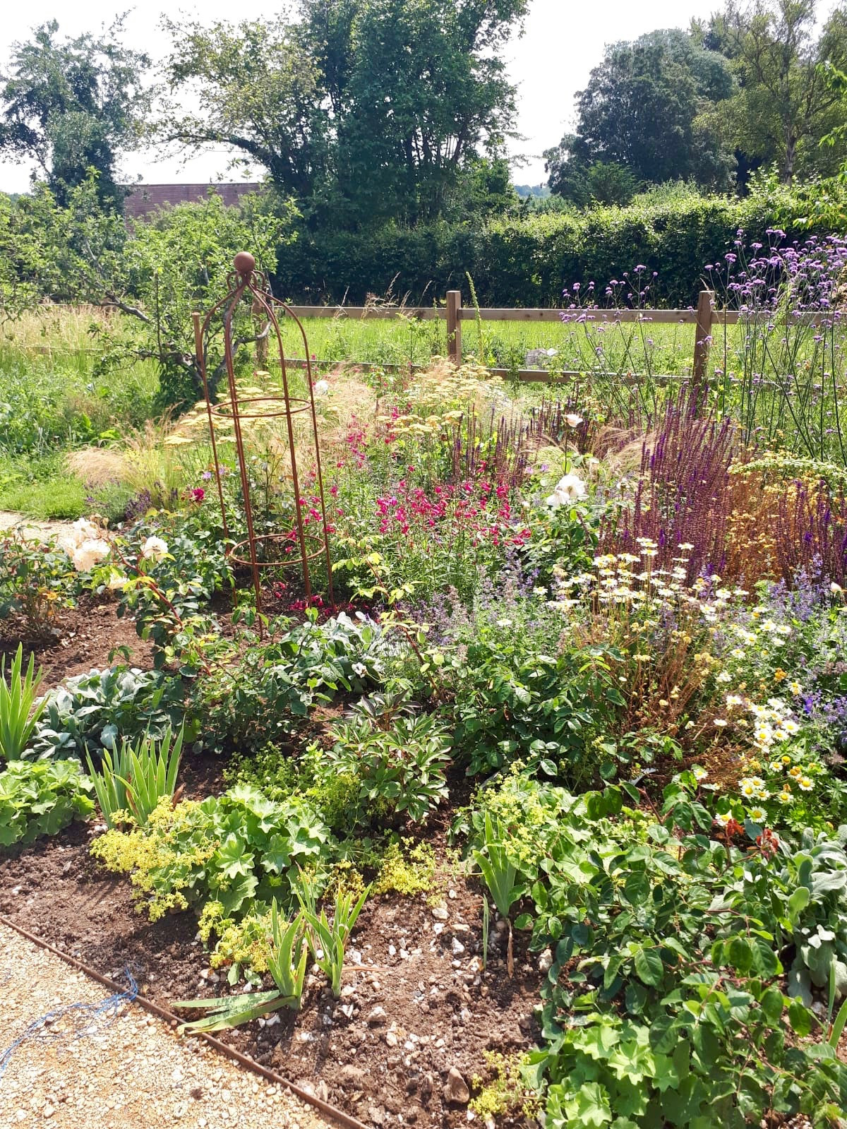 Colourful English Cottage Garden
