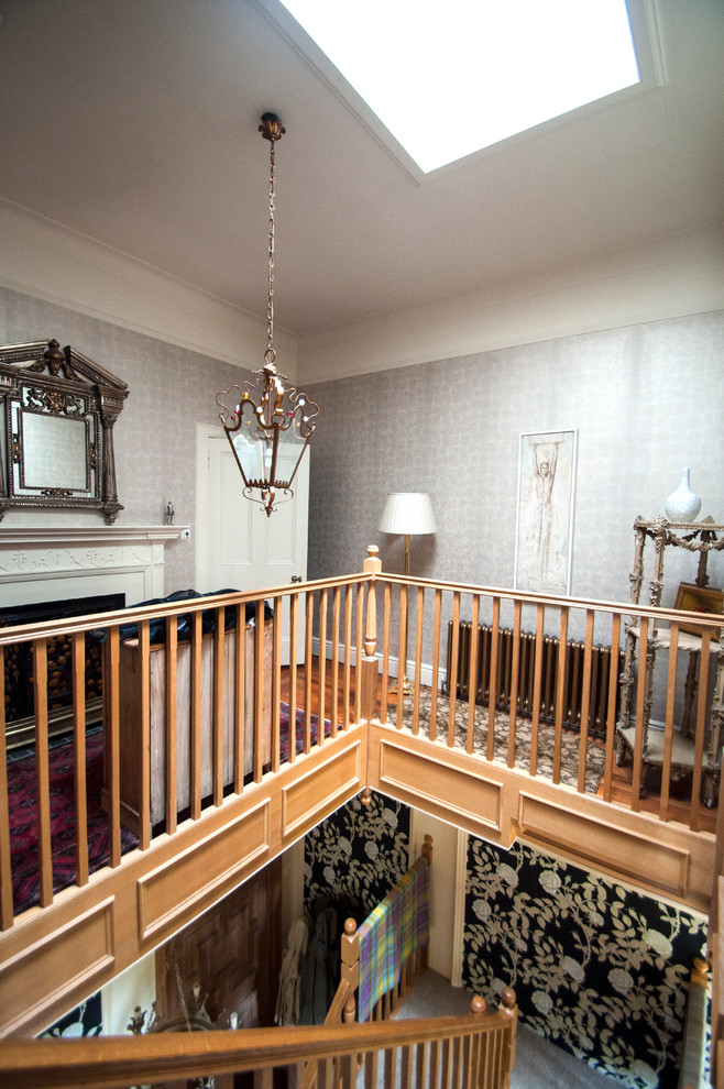 This is an example of a traditional hallway in Glasgow.