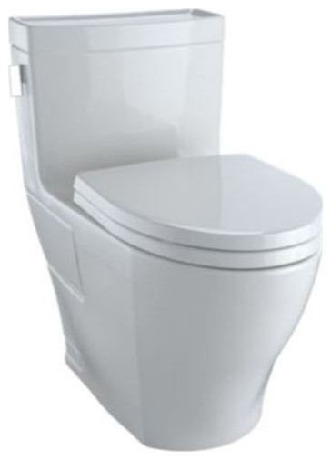 Toto Ms Cefg Legato Gpf One Piece Elongated Toilet Contemporary Toilets By Buildcom