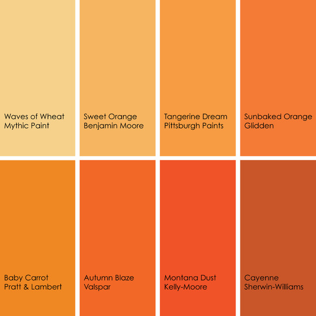 Orange Colour Paint