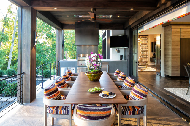 Fox Point trendy-terrasse