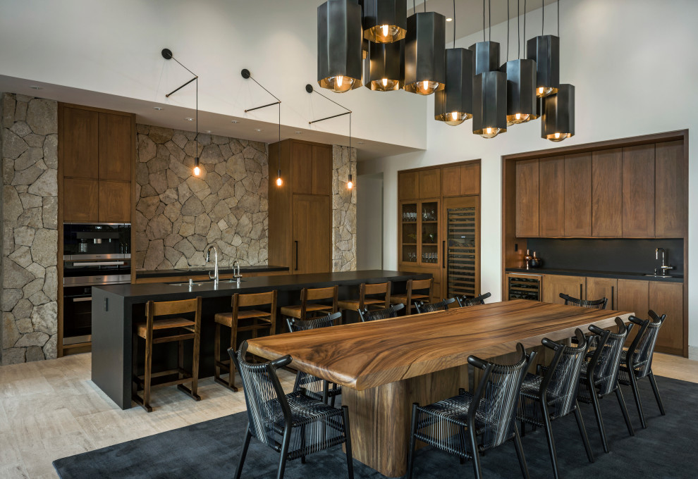 Cabo Custom Home-Dining Room by Hyde Evans Design - Contemporary ...