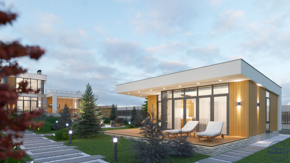 Проект двухэтажного индивидуального дома