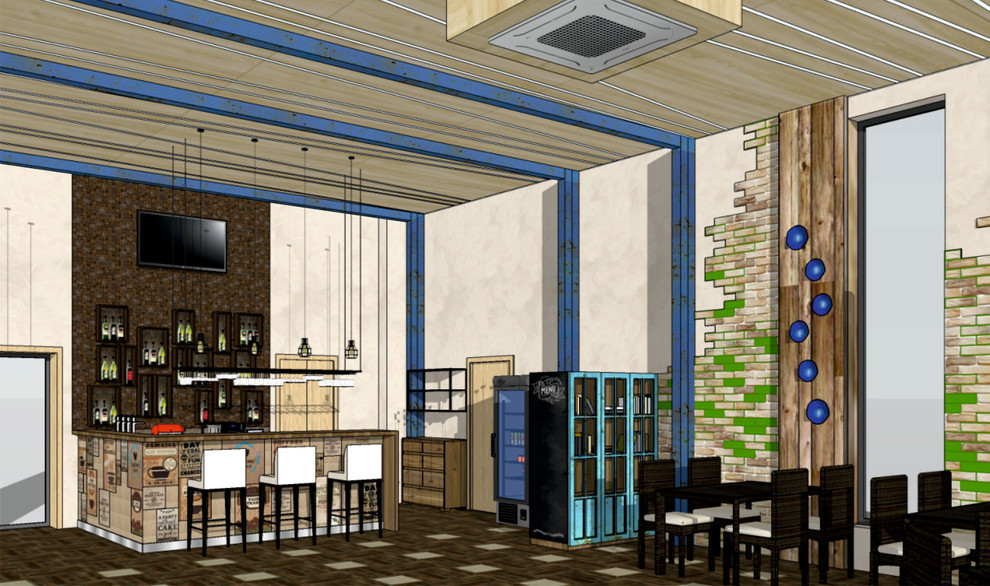 Кафе на берегу озера Еловое