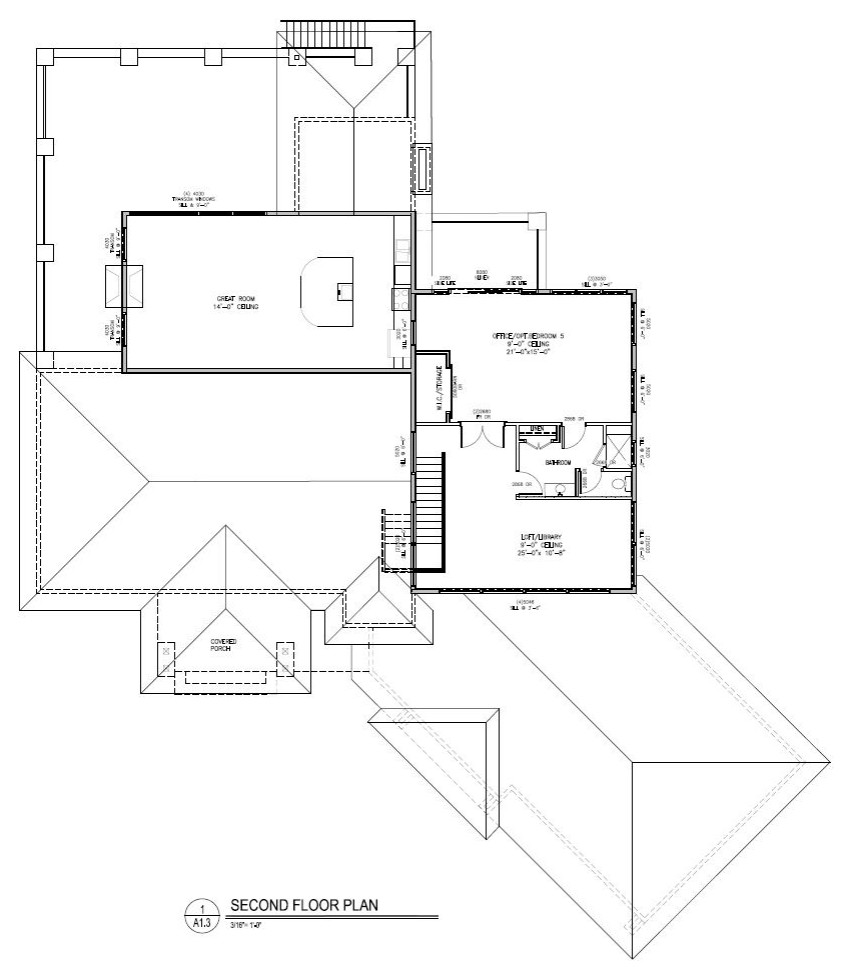 Second floor office