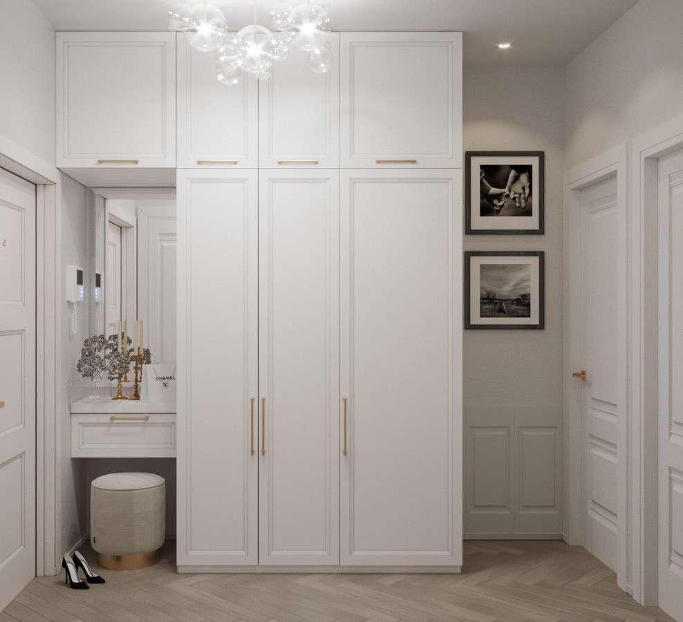 Квартира 55 м2, современная классика