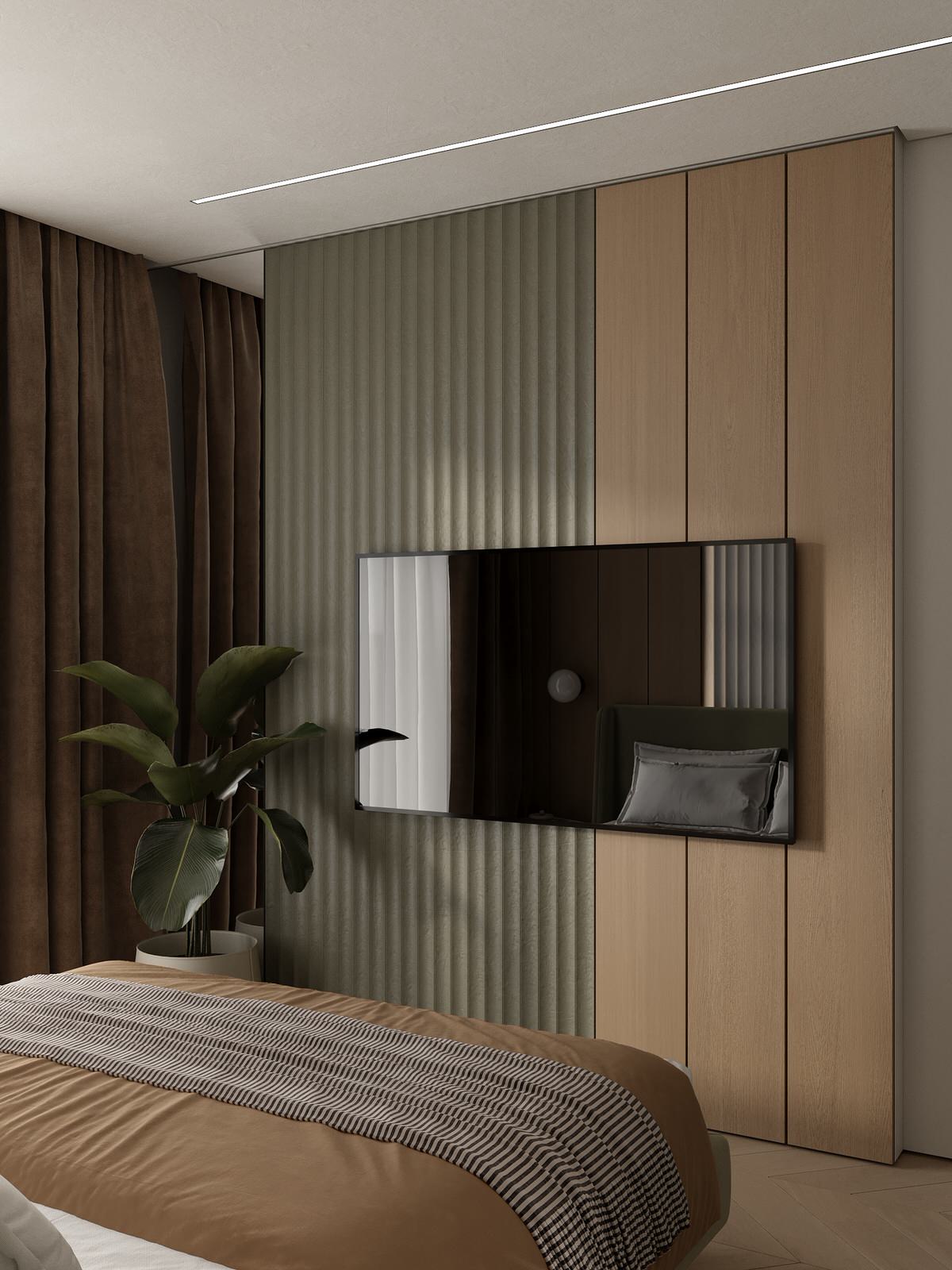 Проект 2-х уровневой квартире в эко-стиле.