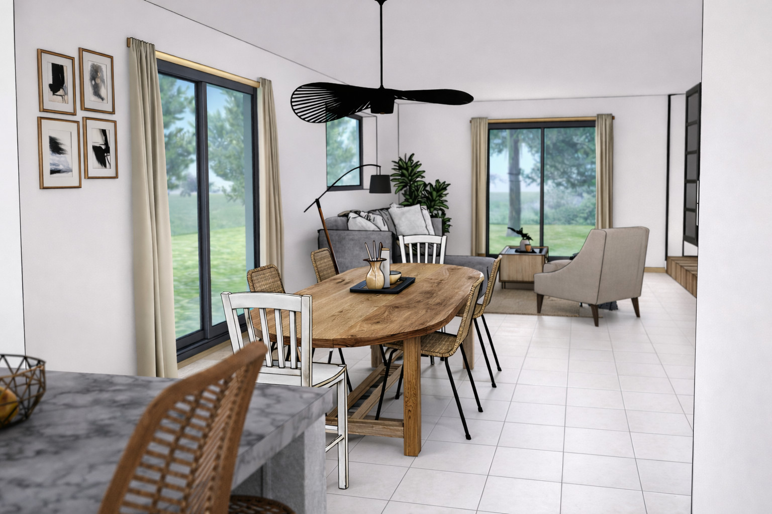 PROJET Aménagement d'une maison en vente