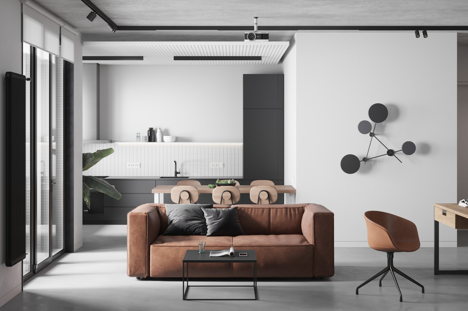 Лофт для фаната NETFLIX в ЖК Вавилов дом