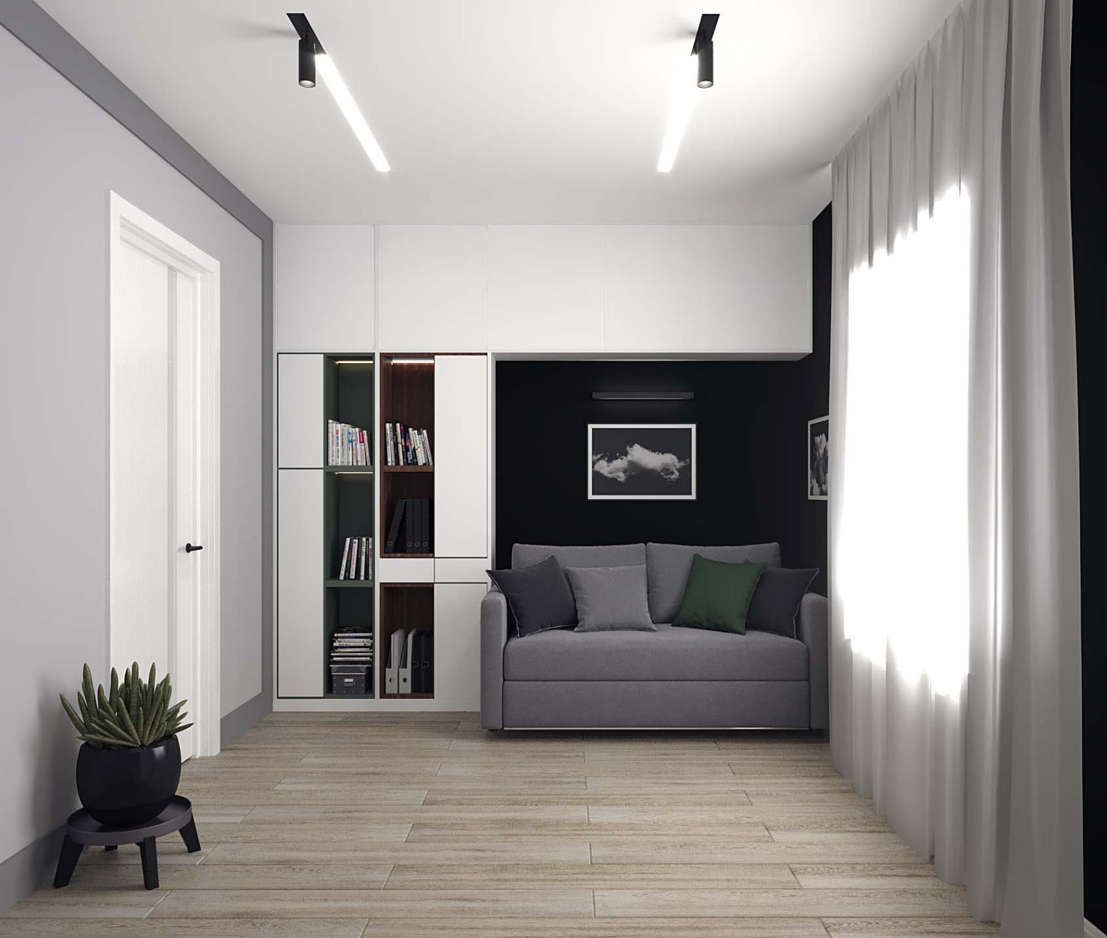 Современная квартира для молодой семьи